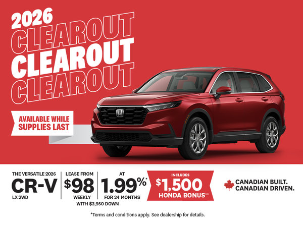 2026 Clearout | 2026 CRV LX 2WD