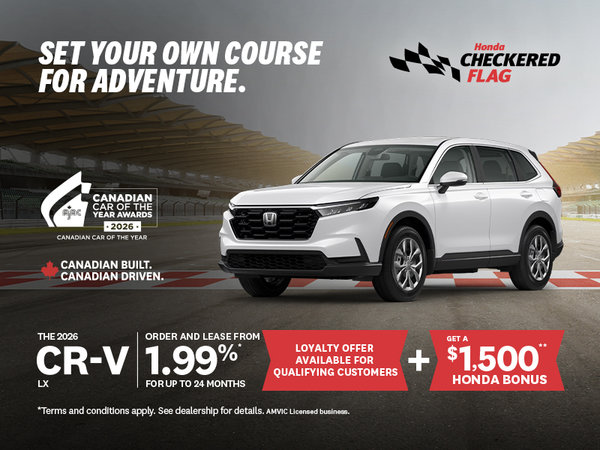 Honda Checkered Flag | 2026 CR-V LX