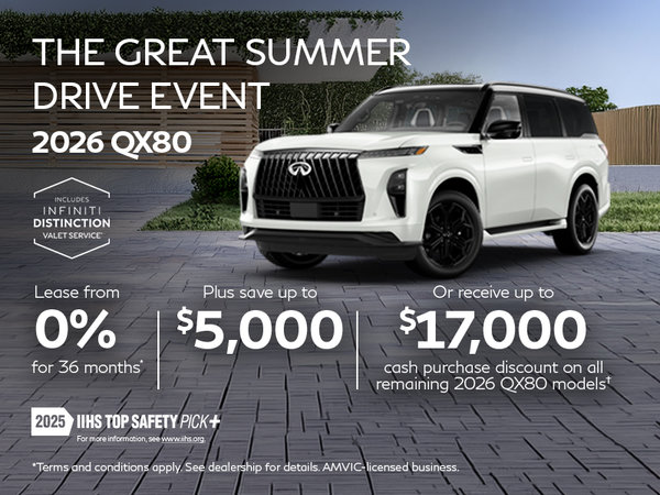 The Great Summer Drive Event | 2026 QX80