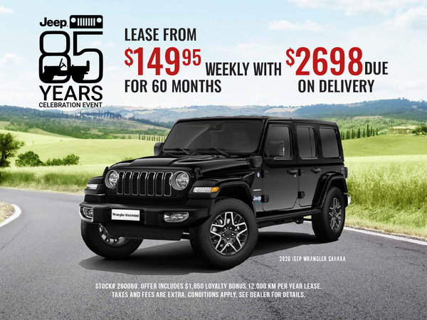 Get the 2026 Jeep Wrangler Sahara