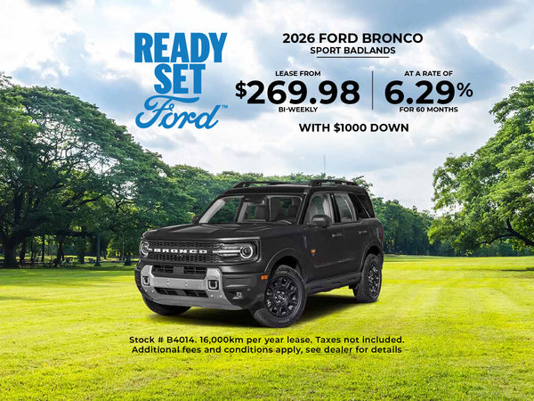 Get the 2026 Bronco Sport