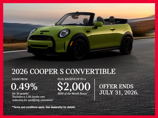 2026 MINI Cooper S Convertible