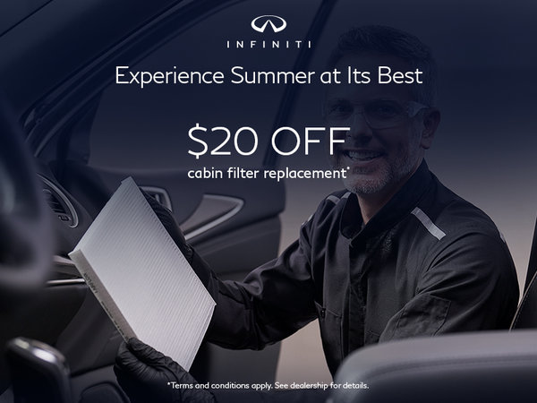 $20 off Cabin Filter Replacement