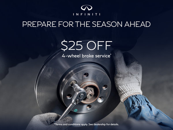 $25 Off 4-Wheel Brake Service