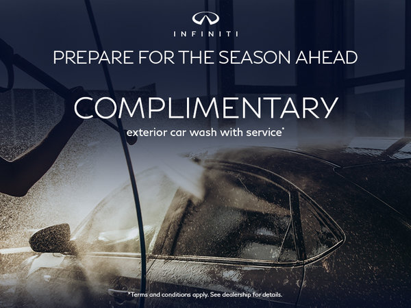 Complimentary Exterior Car Wash with Service