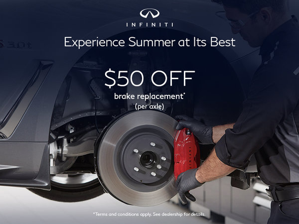$50 off Brake Replacement (per axle)