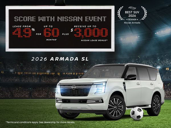 Score with Nissan Event | 2026 Armada SL