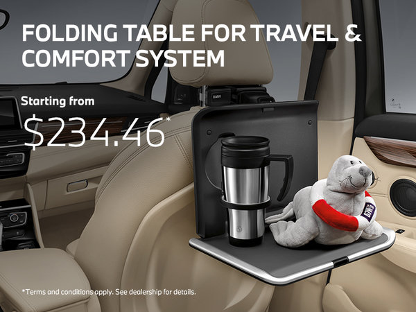 Folding Table for Travel & Comfort System