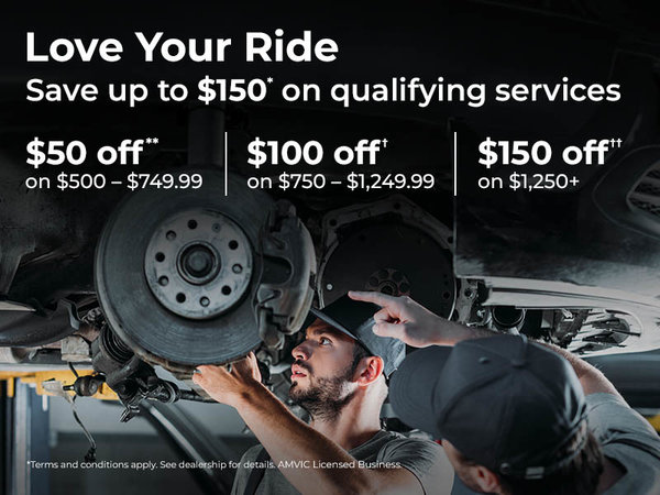 Love Your Ride | Save up to $150 on qualifying services