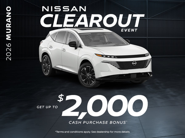 Nissan Clearout Event | 2026 Murano