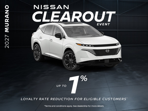 Nissan Clearout Event | 2027 Murano