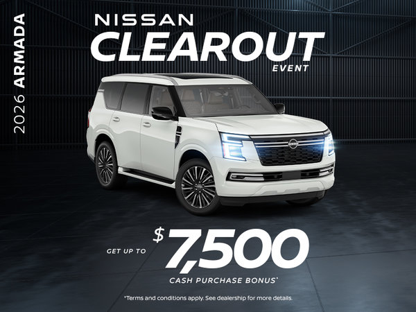 Nissan Clearout Event | 2026 Armada