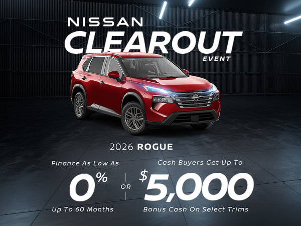 2026 Rogue - August Offers