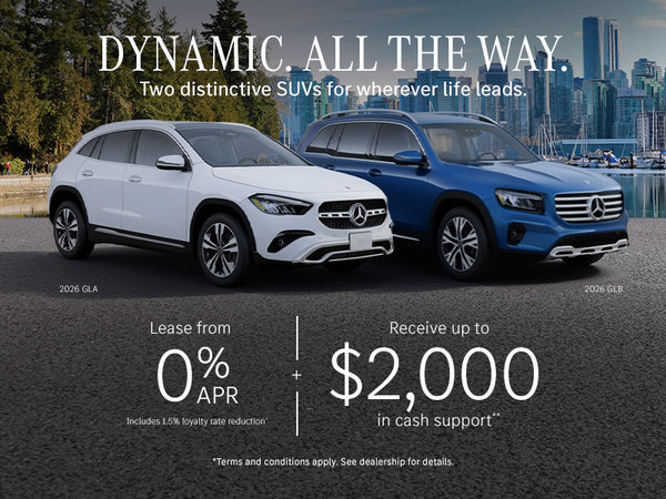 Dynamic All The Way | 2026 GLA & GLB