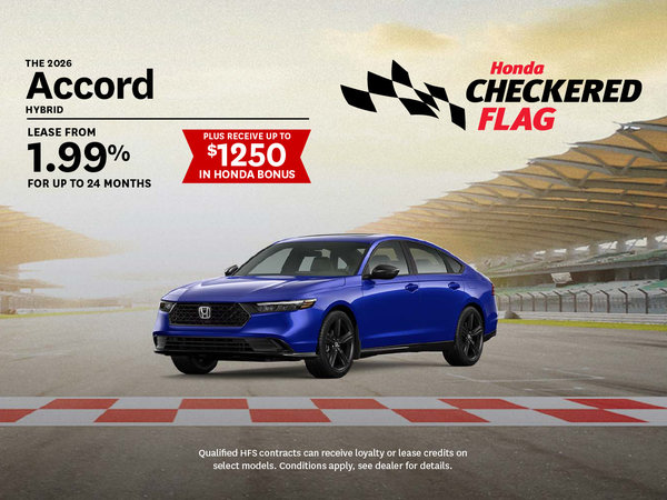 Get the 2026 Accord Hybrid