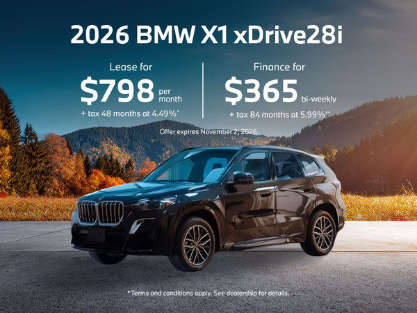 2026 BMW X1 xDrive28i