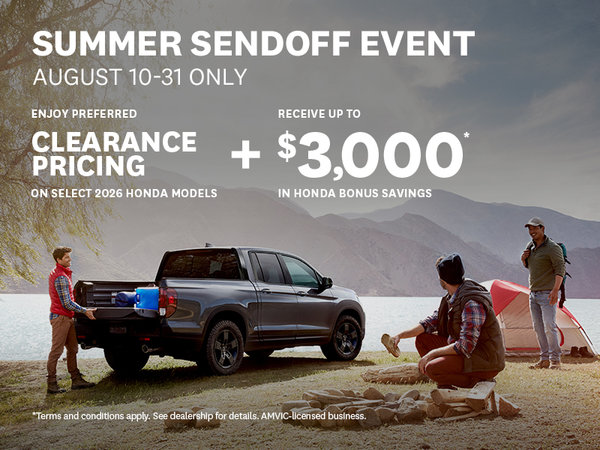 Summer Sendoff Event | Aug 10–31