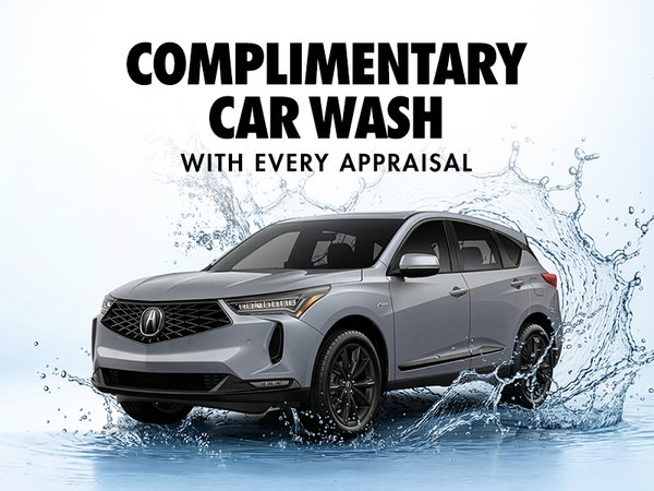 Complimentary Car Wash with Every Appraisal