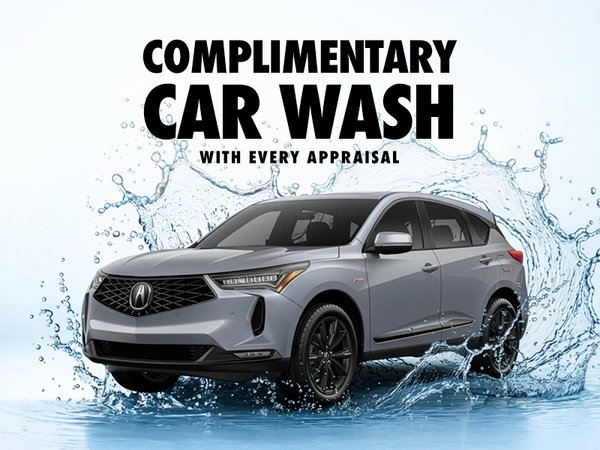 Complimentary Car Wash with Every Appraisal