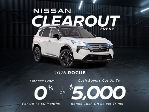 2026 Rogue - September Offer
