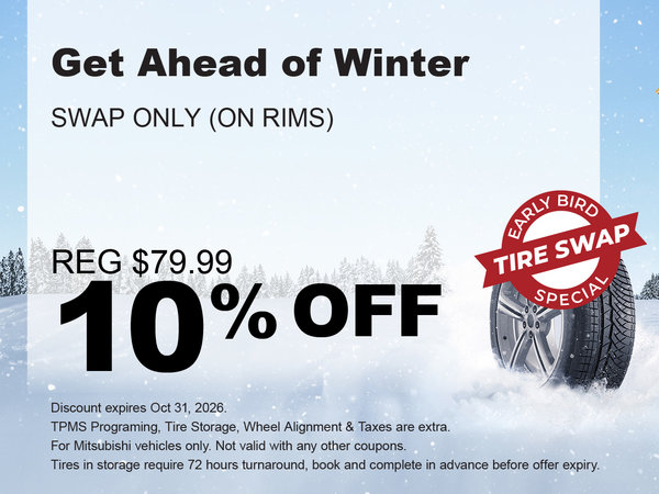 Early Bird Winter Tire Swap Special