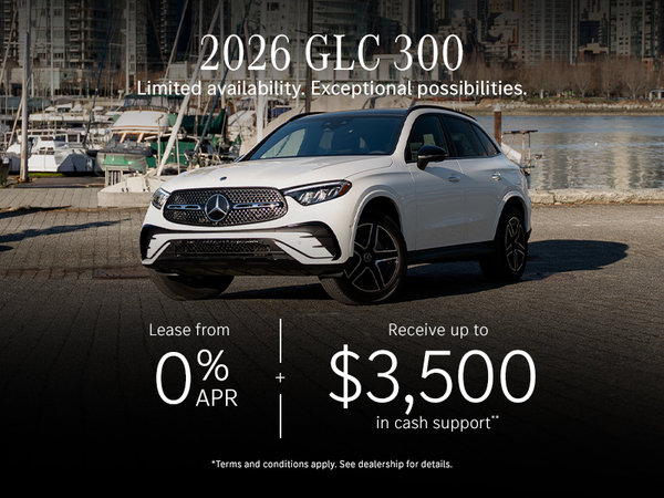 2026 GLC 300 | Limited availability. Exceptional possibilities.