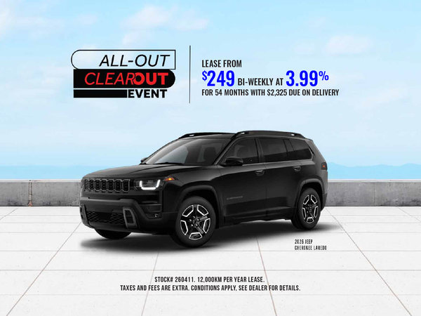 Get the 2026 Jeep Cherokee!