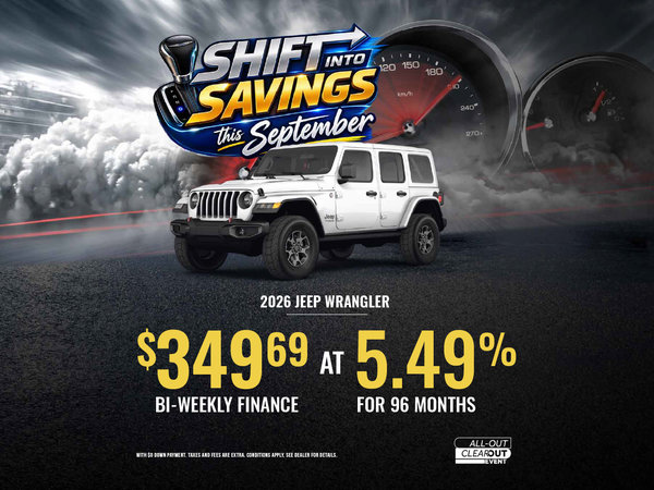 Get the 2026 Jeep Wrangler!