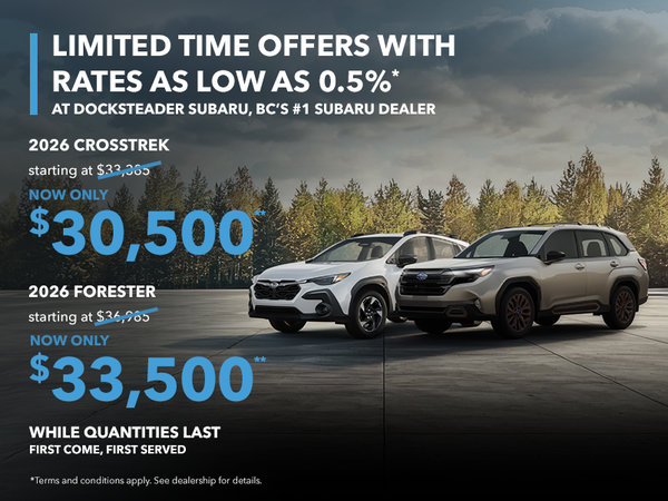 Limited Time Offers with Rates Starting from: 0.5%*