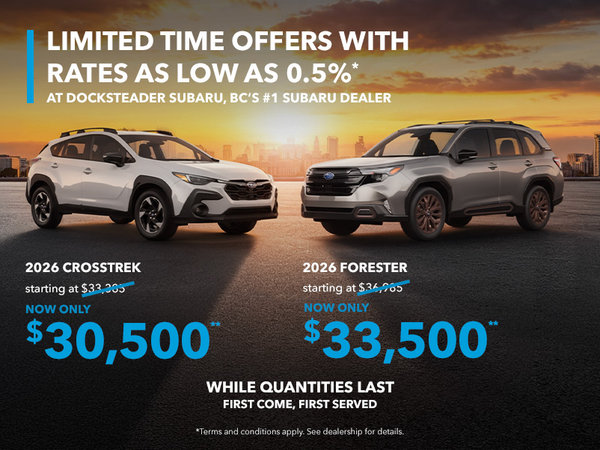 Limited Time Offers with Rates Starting from: 0.5%*