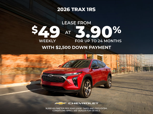 Get the 2026 Chevrolet Trax!