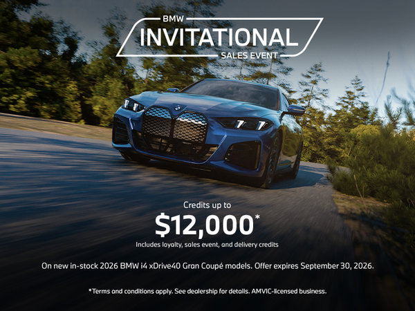 BMW Invitational Sales Event | 2026 BMW i4