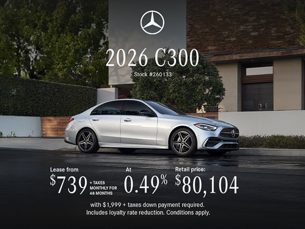 2026 Mercedes-Benz C300