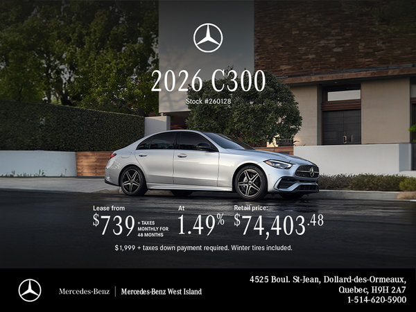 2026 Mercedes C300