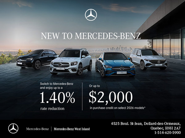 NEW TO MERCEDES-BENZ