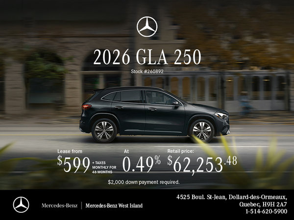 2026 Mercedes GLA 250