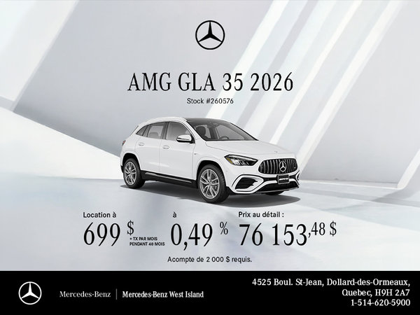 Mercedes AMG GLA 35 2026.