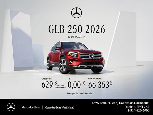 Mercedes GLB 250 2026.