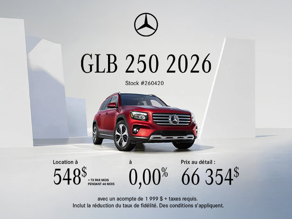 Mercedes-Benz GLB 250 2026.