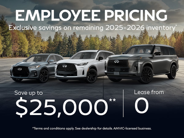 Employee Pricing | Exclusive savings on remaining 2025-2026 inventory