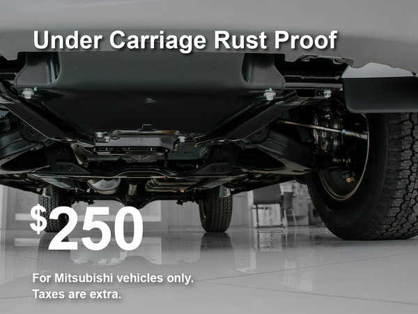 Under Carriage Rust Proofing Special