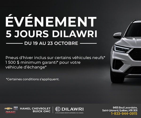 Événement 5 jours Dilawri