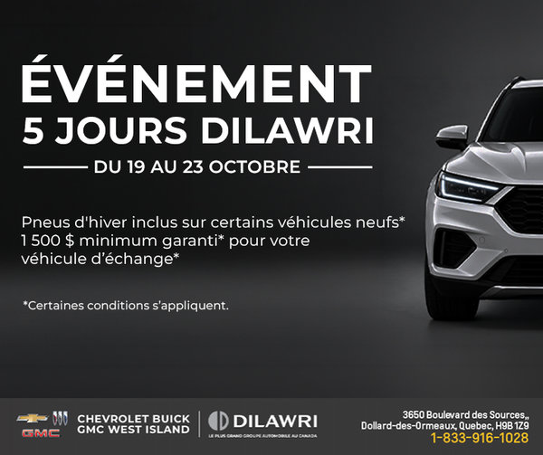 Événement 5 jours Dilawri