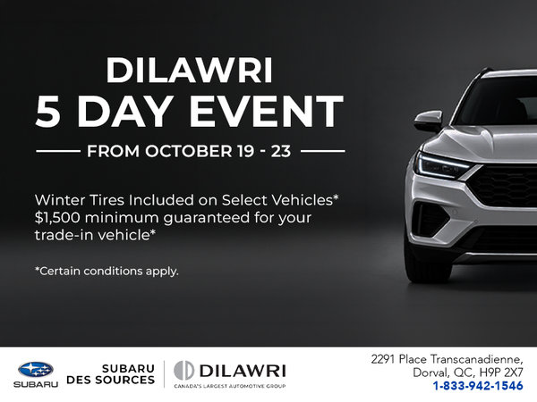 Dilawri 5 Day Event