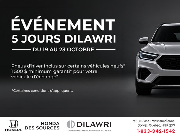 Événement 5 jours Dilawri