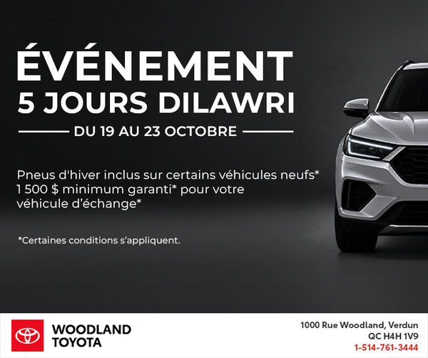 Événement 5 jours Dilawri