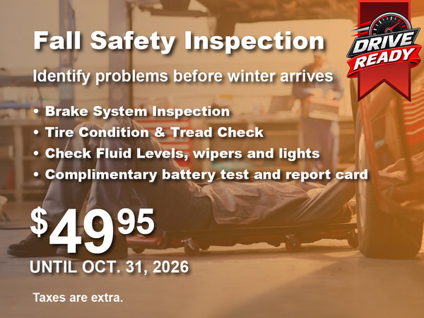 Fall Safety Inspection Special
