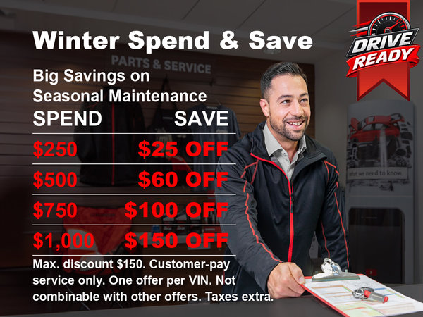 Spend & Save Service Special