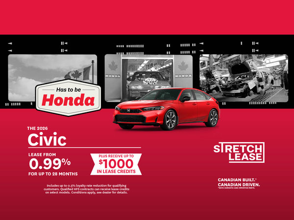 GET THE 2026 HONDA CIVIC