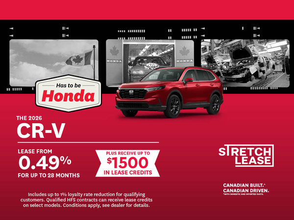GET THE 2026 HONDA CRV